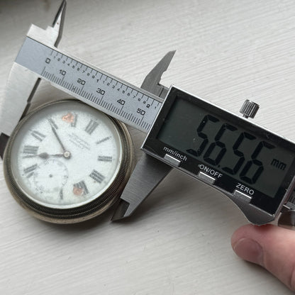 Winegartens Railway Regulator Cortebert Cal 534 Screw Case Pocket Watch Running