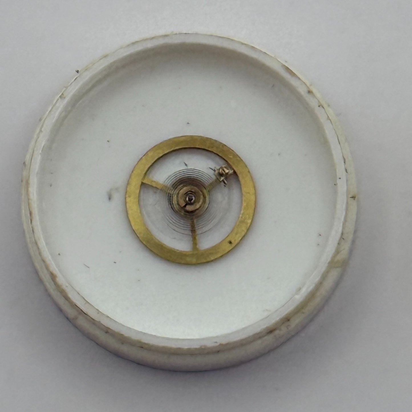 Kasper 200 Balance Wheel Complete And Spring 5 1/4''' Watch Movement Parts NOS