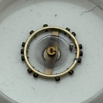 AS 655 Balance Wheel Complete And Spring 5¼’’’  22 Watch Movement Parts NOS 
