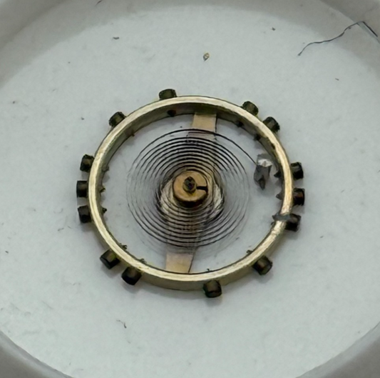 AS 655 Balance Wheel Complete And Spring 5¼’’’  22 Watch Movement Parts NOS 