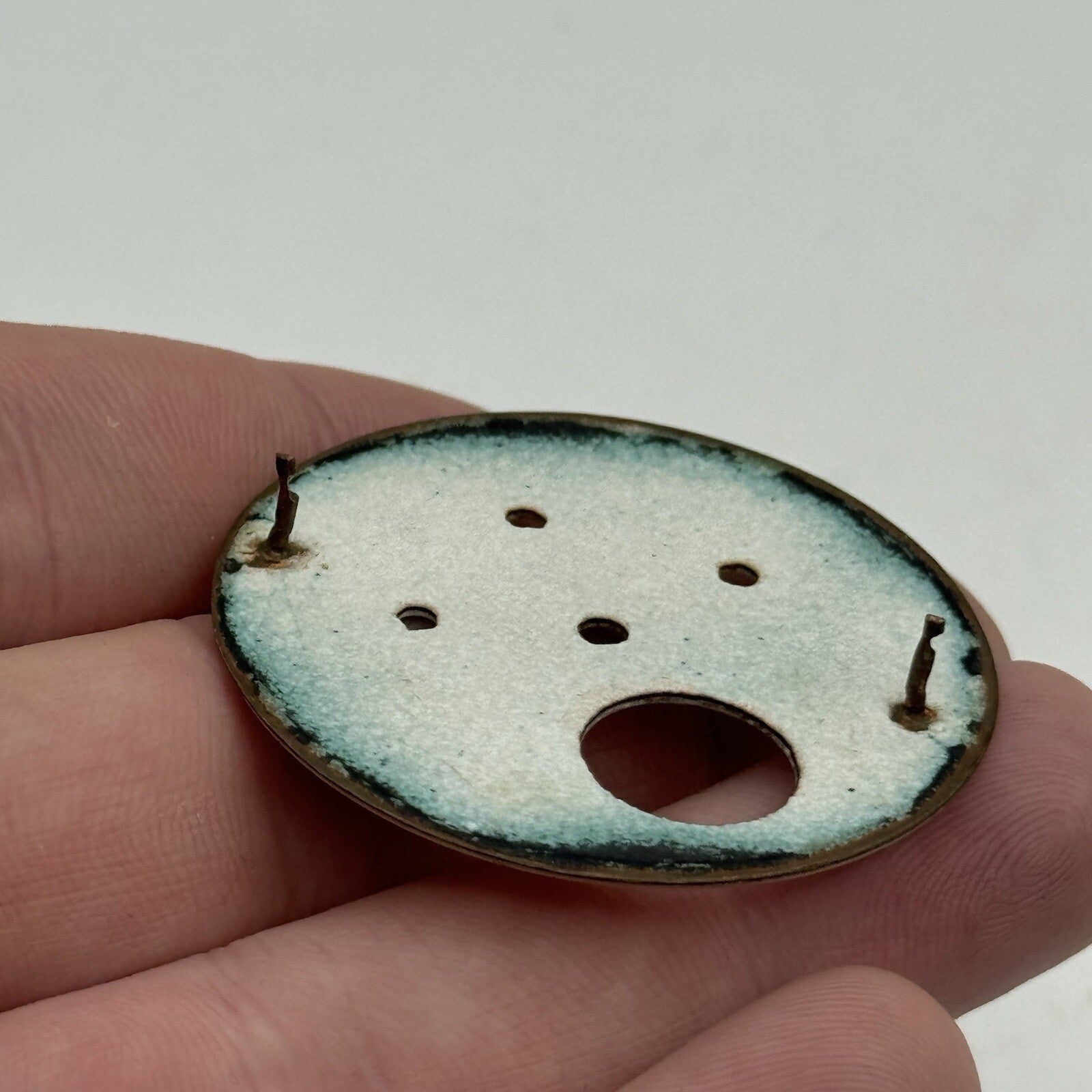 42mm Triple Date Full Calendar Porcelain Patterned Pocket Watch Dial Spares