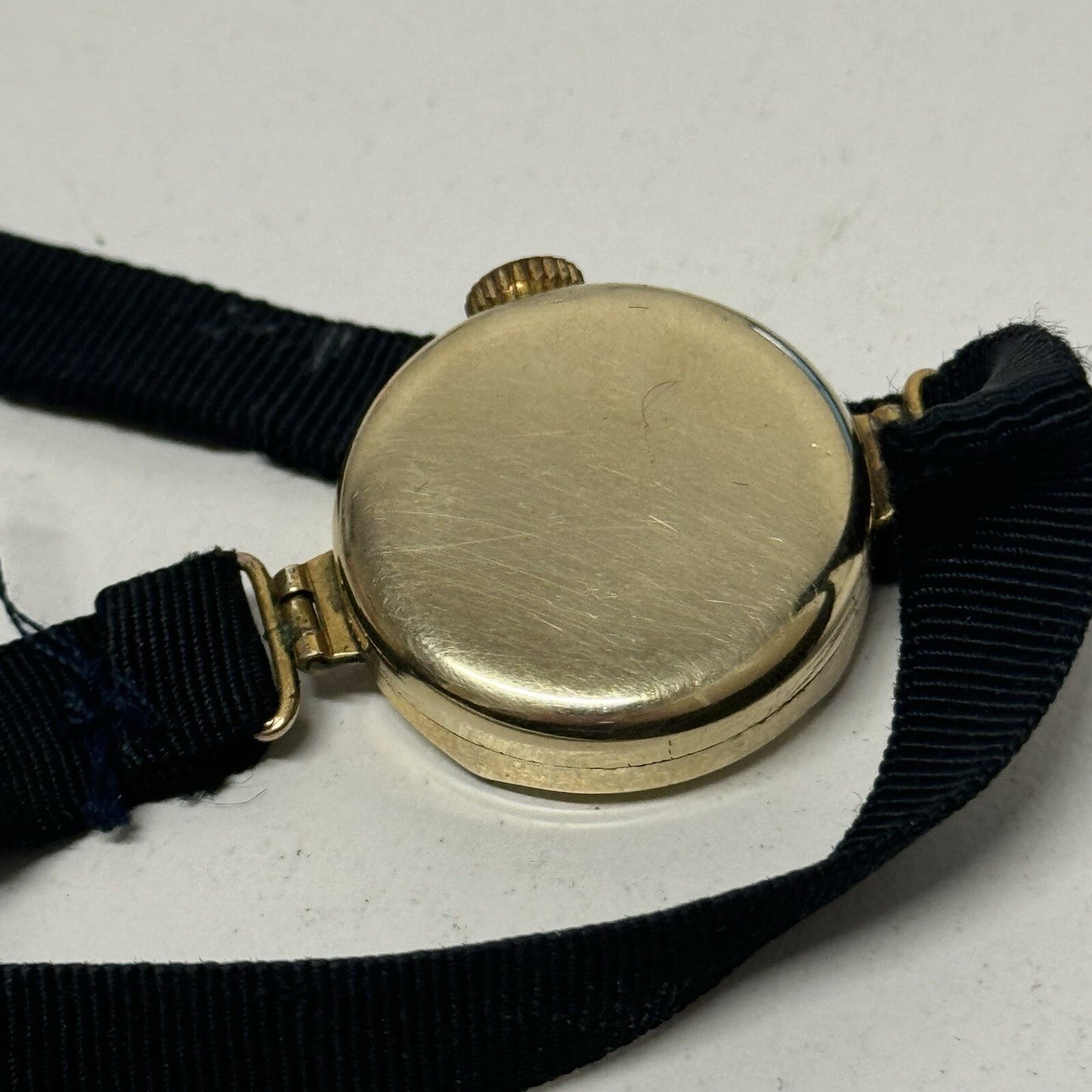 25mm Ladies SMALL Art Deco Gold Plated Sub Seconds Old Watch TO RESTORE