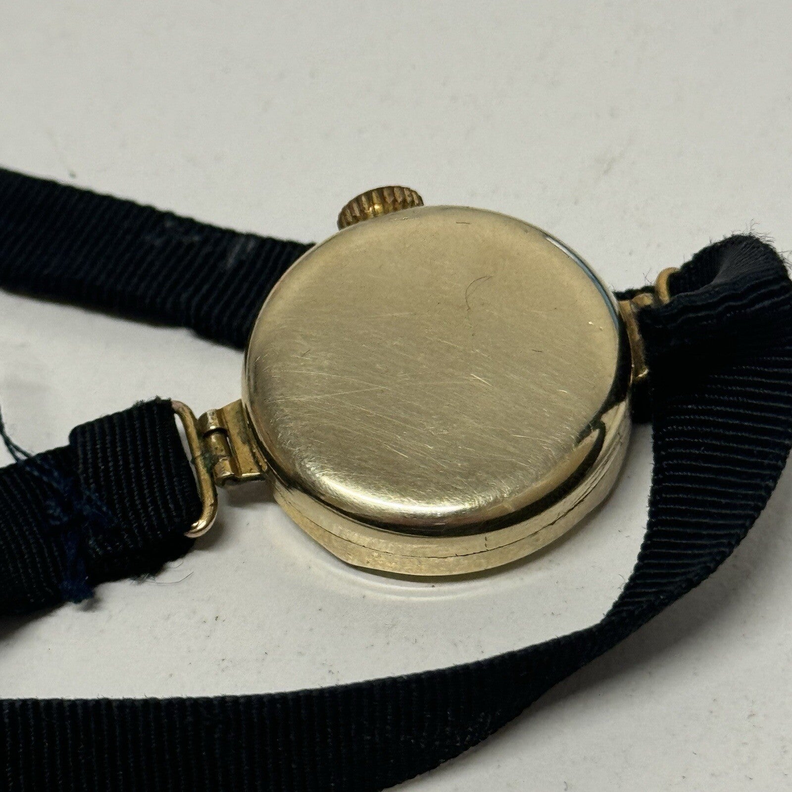 25mm Ladies SMALL Art Deco Gold Plated Sub Seconds Old Watch TO RESTORE