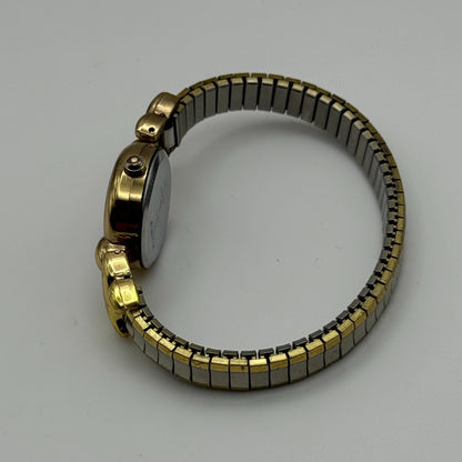 21mm Working Ladies Two Tone Philip Mercier S565S Quartz Watch Expandable Strap