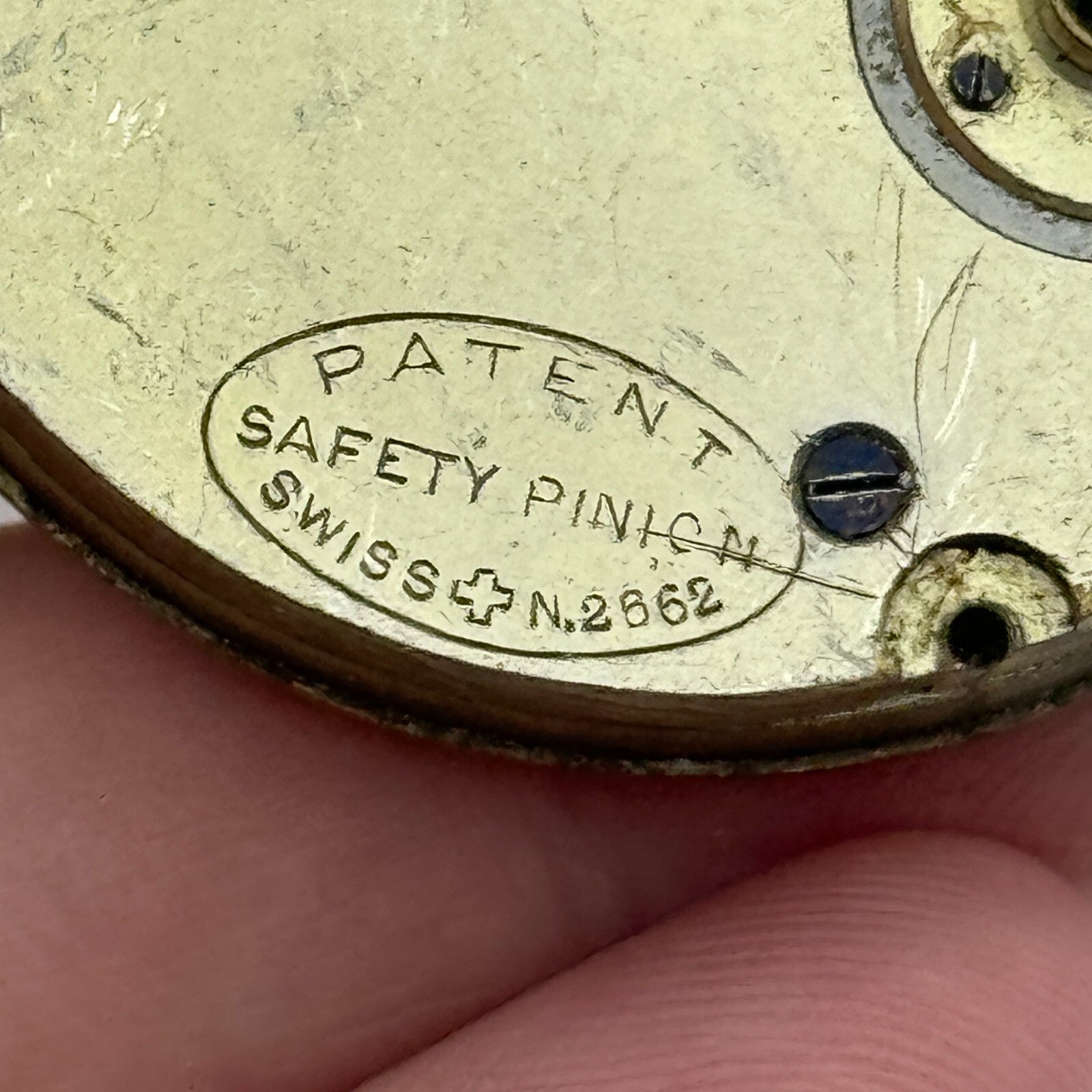 45.1mm Antique Henry E Peck Patent 2622 Safety Pinion Pocket Watch Movement