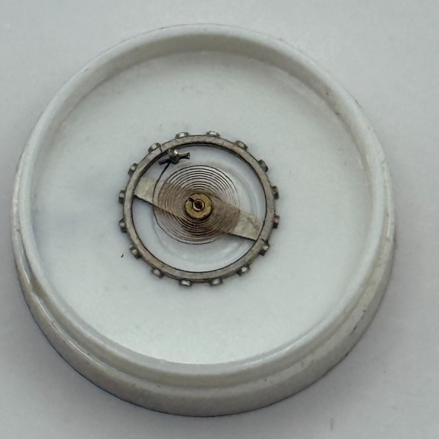 EB 1297 Balance Wheel Complete And Spring 5 1/4'''  117 Watch Movement Parts NOS