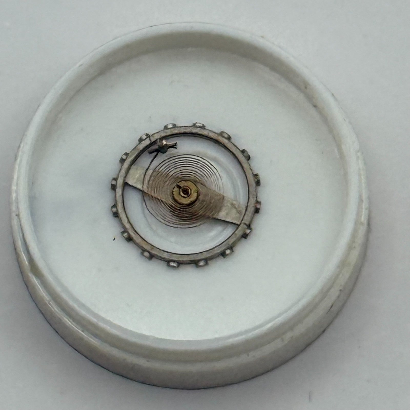 EB 1297 Balance Wheel Complete And Spring 5 1/4'''  117 Watch Movement Parts NOS