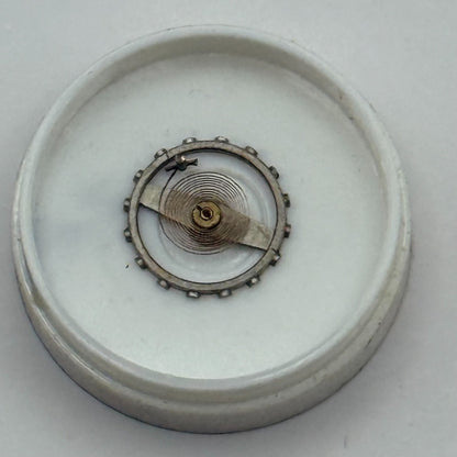 EB 1297 Balance Wheel Complete And Spring 5 1/4'''  117 Watch Movement Parts NOS