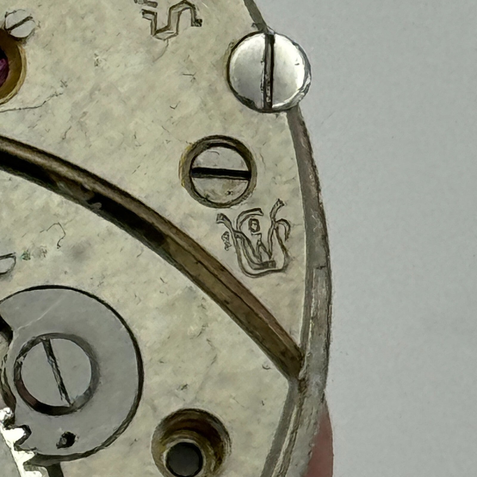 43.1mm Unidentified High Grade Open Face 17 Jewels Pocket Watch Movement PARTS