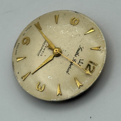 Smiths Imperial 5911 Cal 0104 Watch Movement Manual Wind Vintage Parts 26.9mm