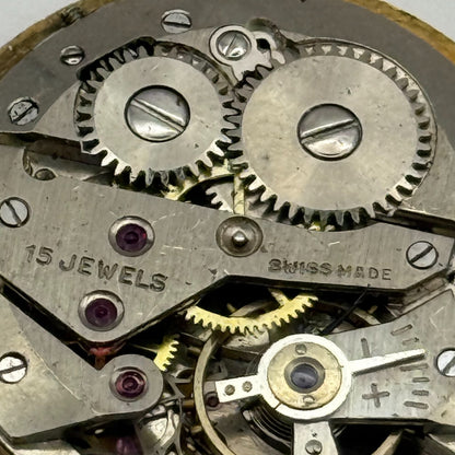 AS 1123 1124 Watch Movement Avia Manual Wind Vintage Swiss Parts Repair 25.8mm