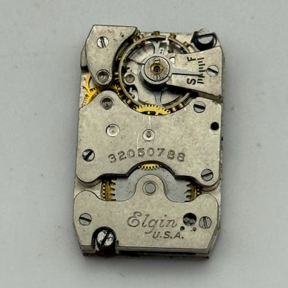 1930 Vintage 18/0s Elgin 488 Model 1 American Watch Movement PARTS REPAIR SPARES