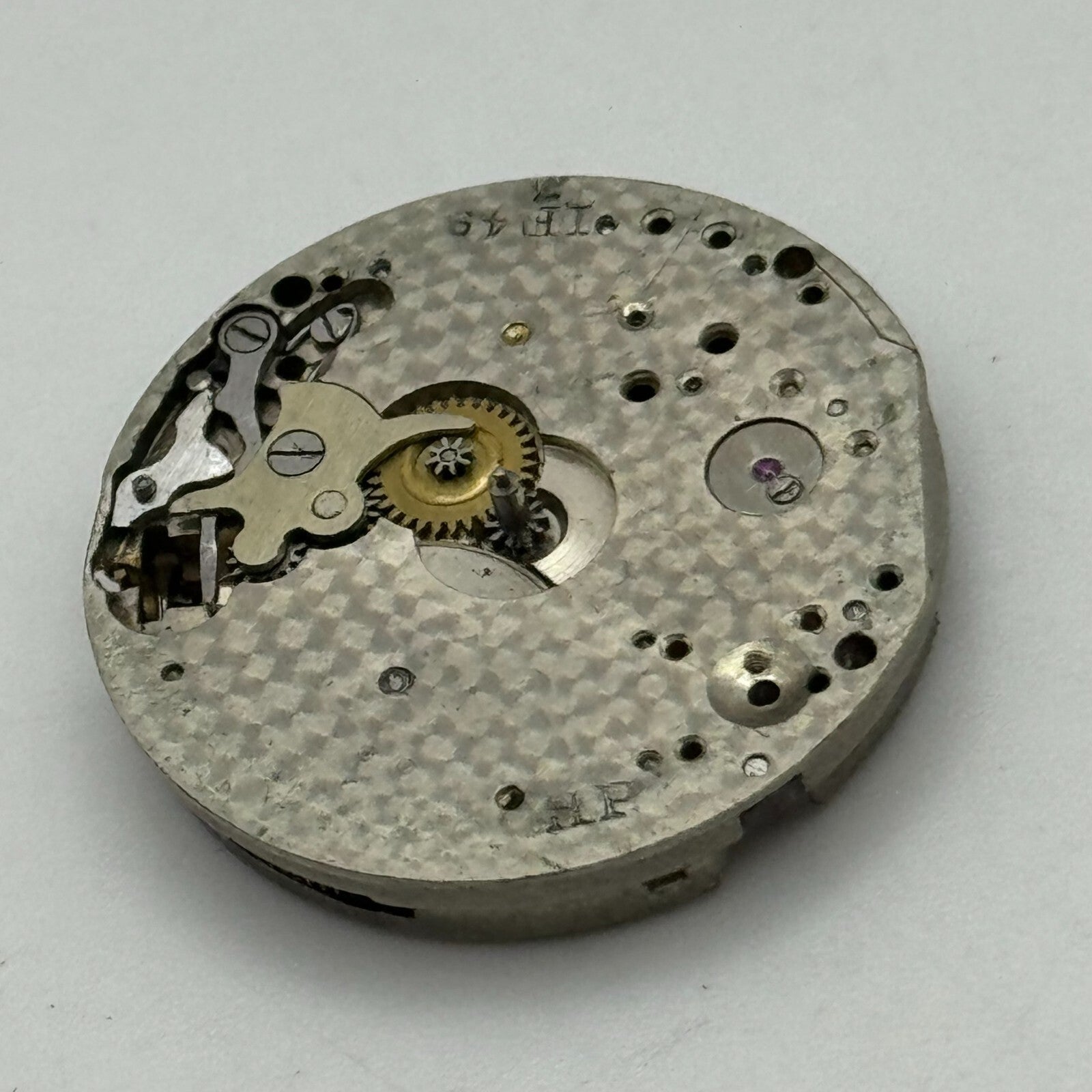 25mm Steiger HP Unidentified Manual Wind Swiss Watch Movement Vintage PARTS