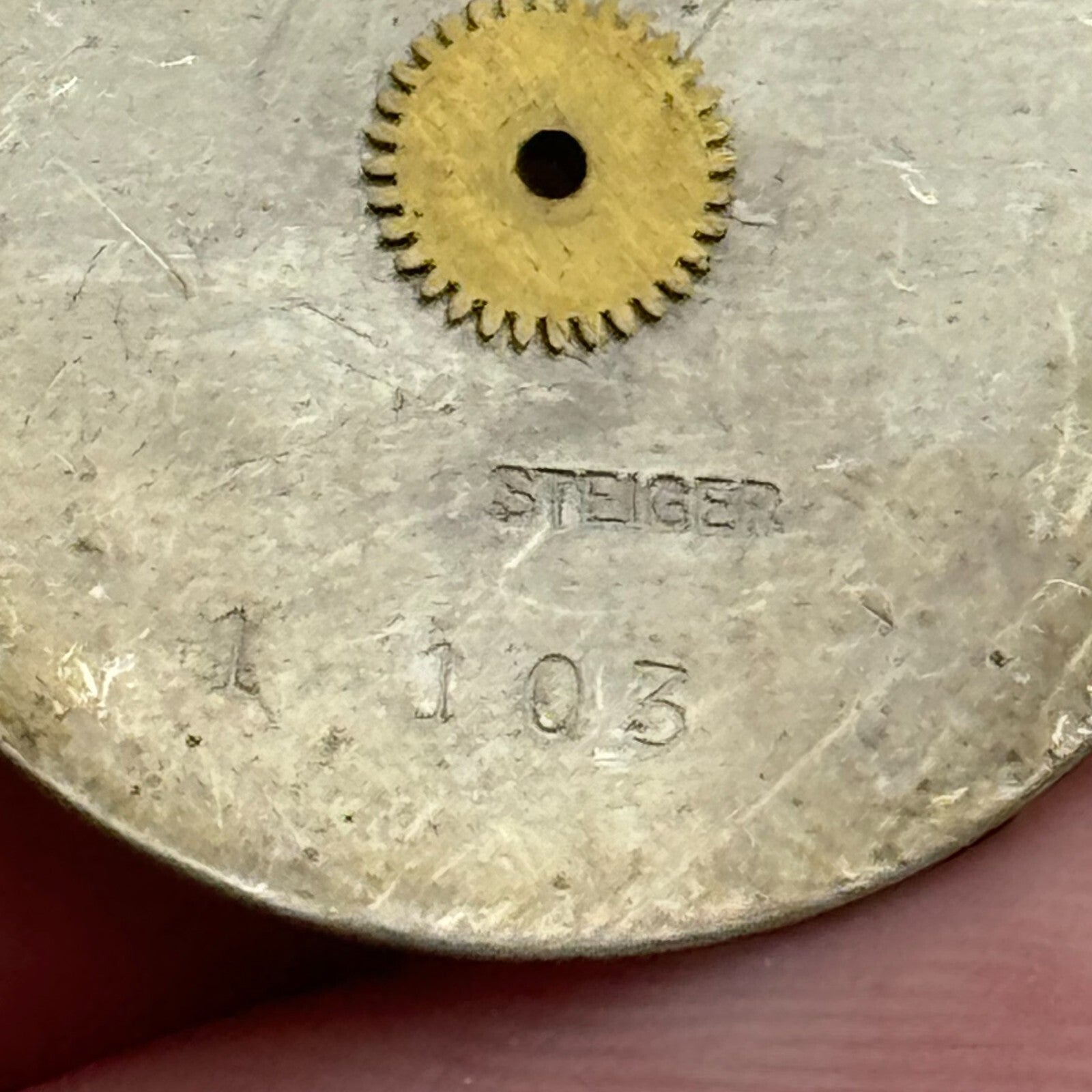 25mm Steiger HP Unidentified Manual Wind Swiss Watch Movement Vintage PARTS