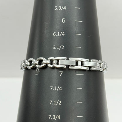 22mm Working Ladies Sekonda Two Tone Jewelled Quartz Japan Watch 6.75 Inches