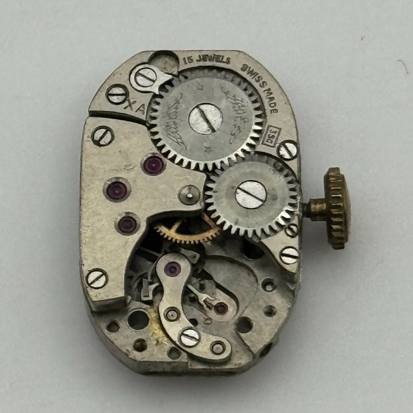 12.7mm Ladies Peseux P 120 Manual Wind 15 Jewels Watch Movement Swiss PARTS