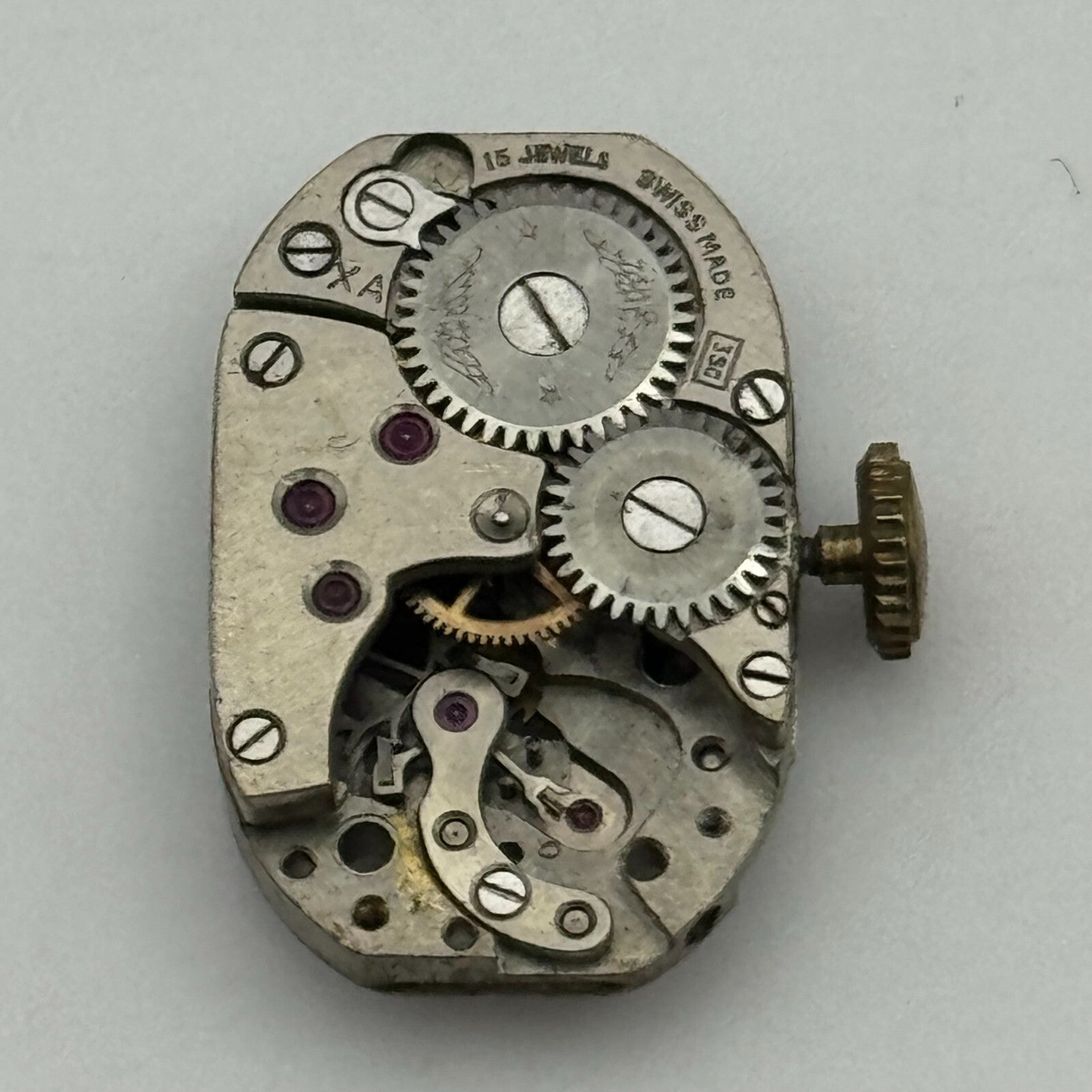 12.7mm Ladies Peseux P 120 Manual Wind 15 Jewels Watch Movement Swiss PARTS