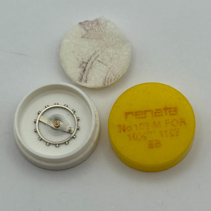 EB 1197 Balance Wheel Complete And Spring 10 1/2’’’ 103 M Watch Movement Parts