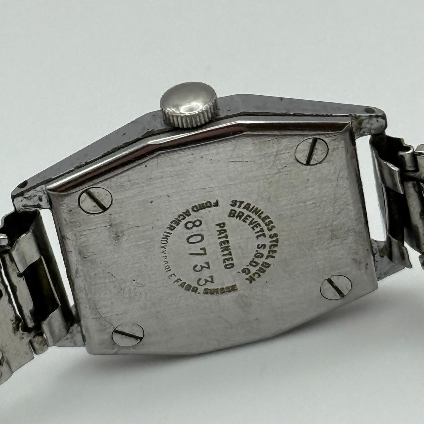 28mm Running Vintage S.G.D.G Pierce Watch Co Military Style Watch PARTS REPAIR