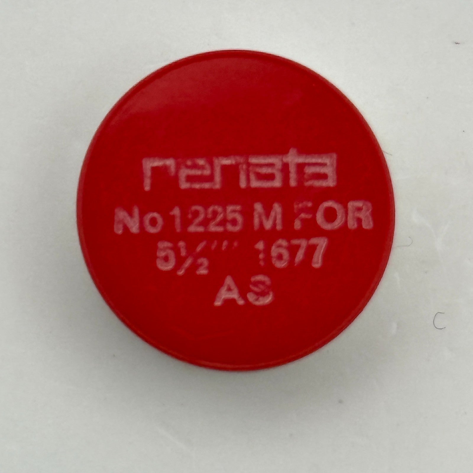 AS 1677 Balance Wheel Complete And Spring  5½’’’ 1225 M Watch Movement Parts NOS