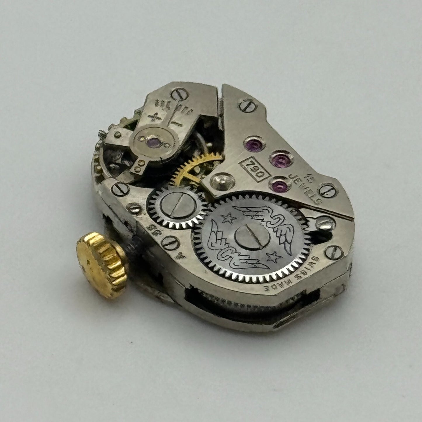 12.6mm Running Rotary AS 1051 A Schild Manual Wind Swiss Watch Movement PARTS
