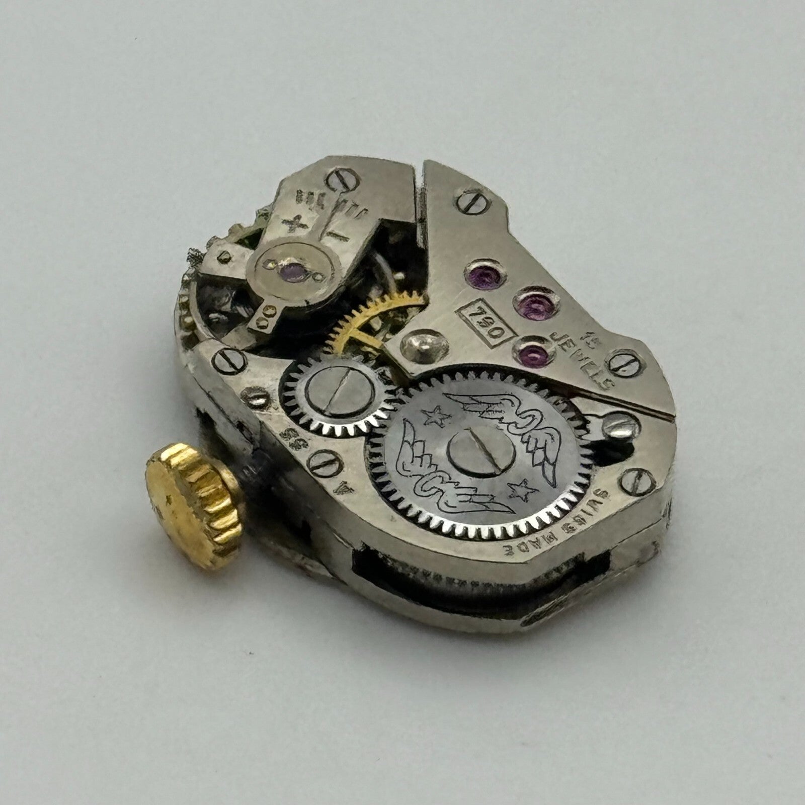 12.6mm Running Rotary AS 1051 A Schild Manual Wind Swiss Watch Movement PARTS
