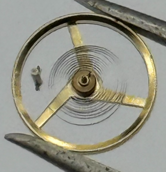 AS 1977-2 Balance Wheel Complete And Spring  1831 M Watch Movement Parts NOS