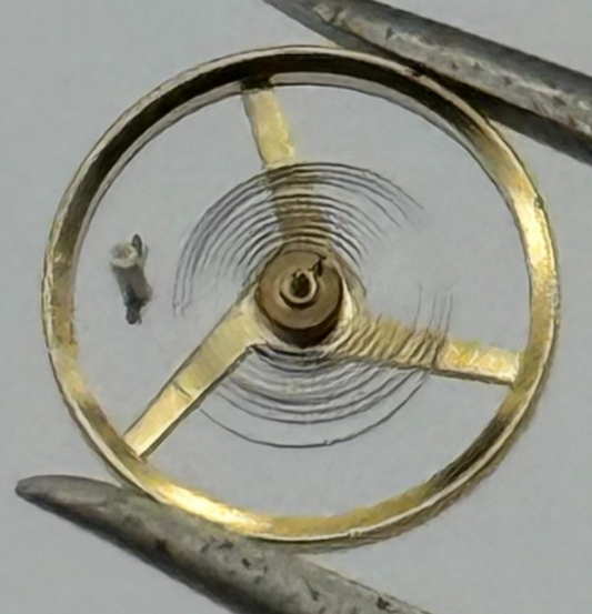 AS 1977-2 Balance Wheel Complete And Spring  1831 M Watch Movement Parts NOS