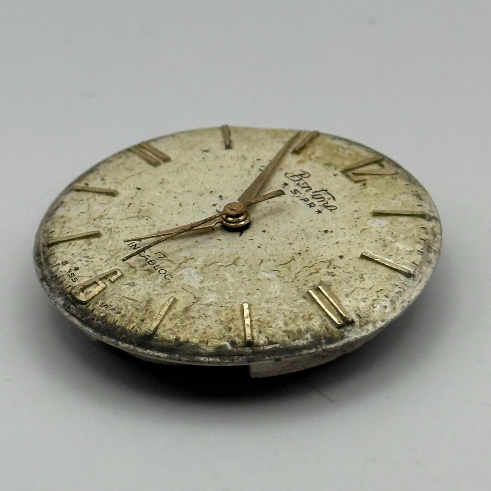 AS 1686 Watch Movement Bentima Manual Wind Vintage Swiss Parts Repair 25.8mm