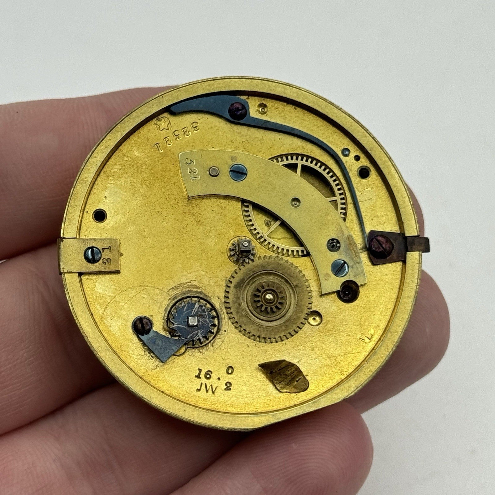39mm Running Antique High Quality English Fusee Pocket Watch Movement -  RESTORE