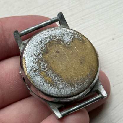 31mm Men's Vintage Shock Proof  Ever Swiss Made Manual Wind Watch PARTS REPAIR