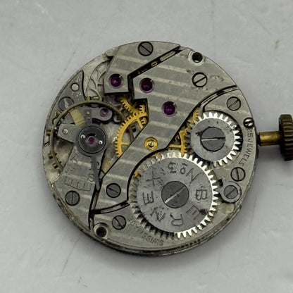 23.5mm Running Vintage Symbol Bernex No 3 Manual Wind Watch Movement PARTS