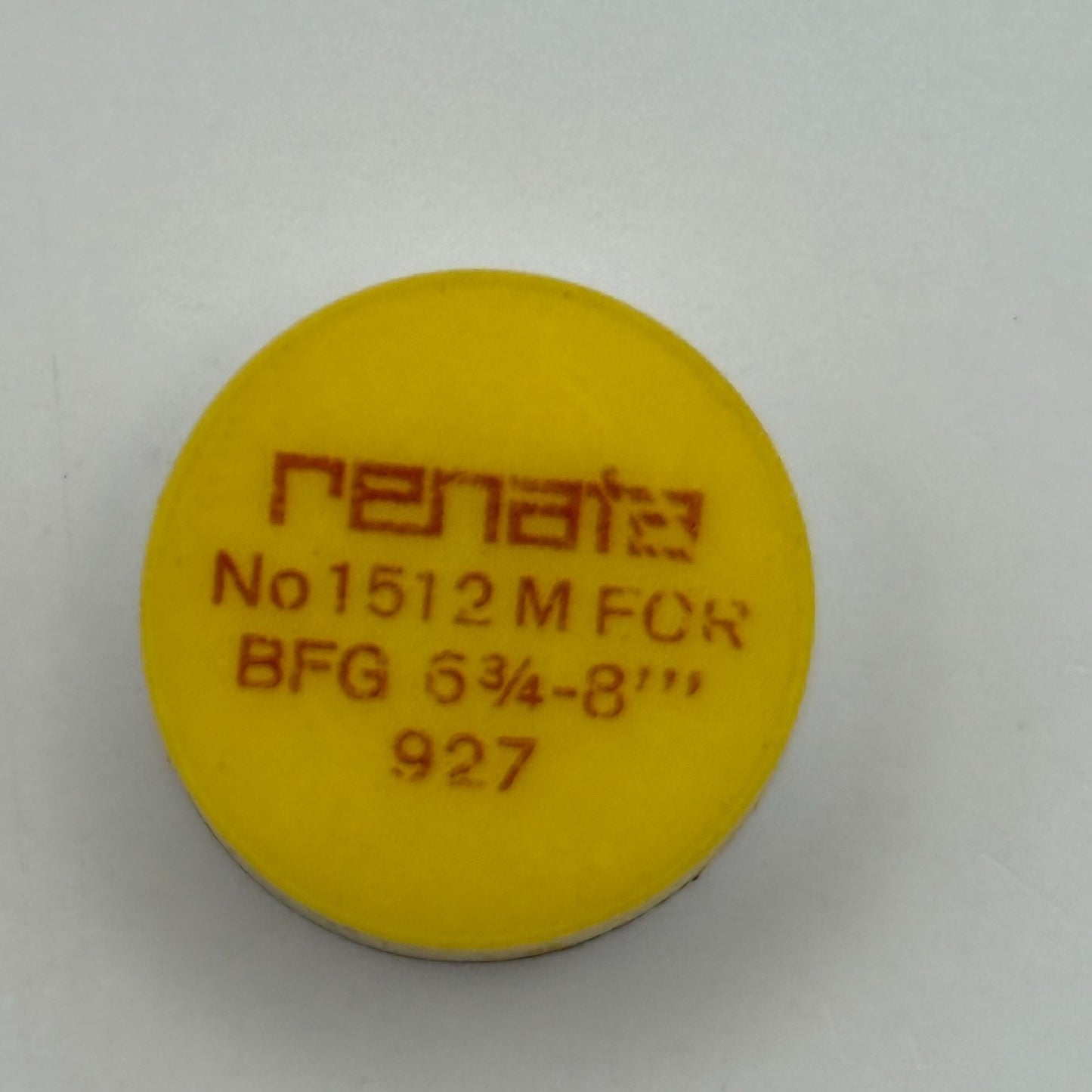 BFG 927 Balance Wheel Complete And Spring 6 3/4-8''' 1512 M Watch Movement Parts