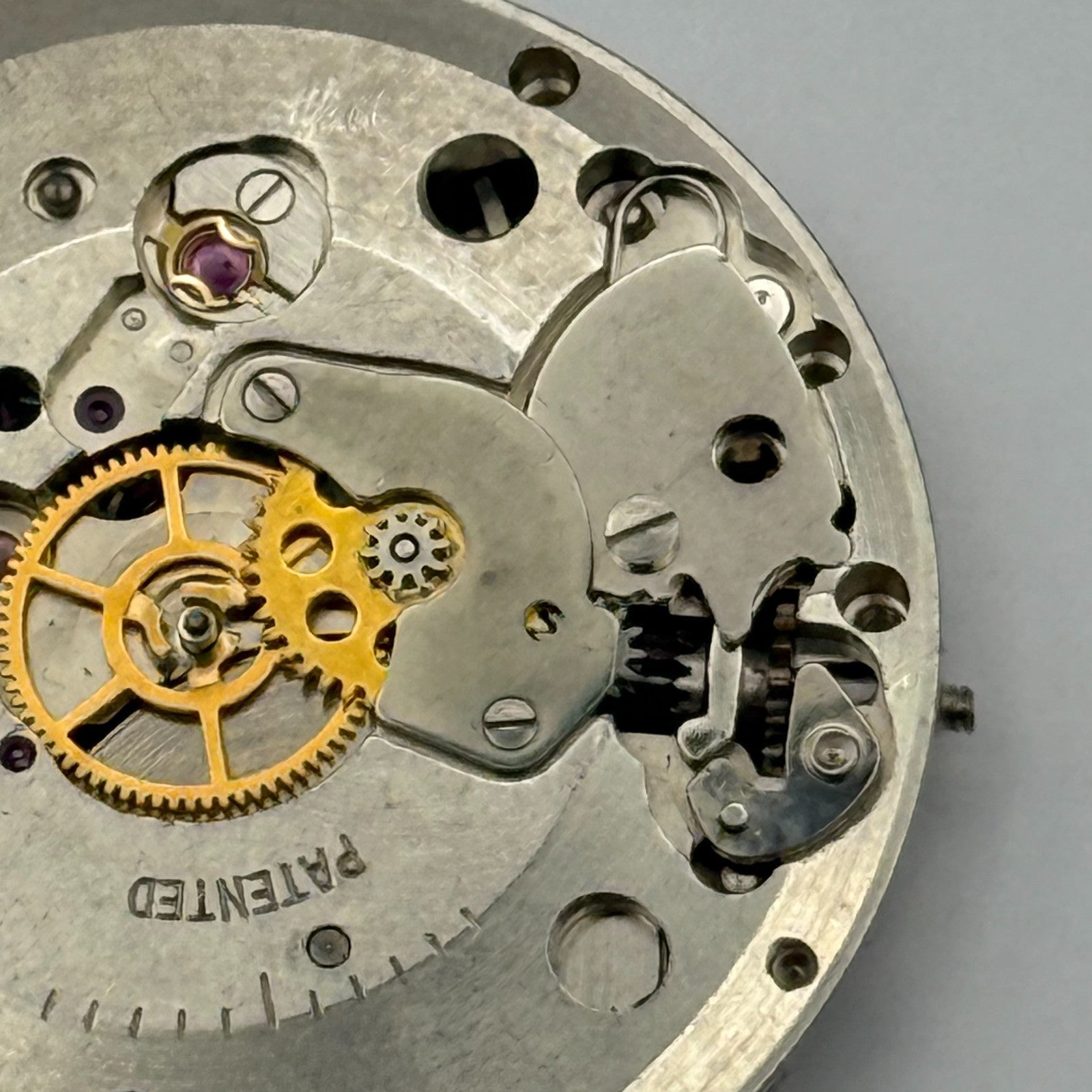 ETA 2370 Everite Watch Movement Manual Wind Vintage Parts Repair 25.9mm