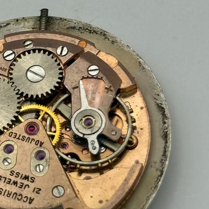 ETA 2409 Watch Movement Accurist Manual Wind Vintage Swiss Parts Repair 25.9mm