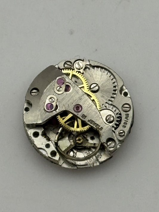 15.4mm Vintage Magna FHF 57-21 Manual Wind Swiss Watch Movement PARTS REPAIR