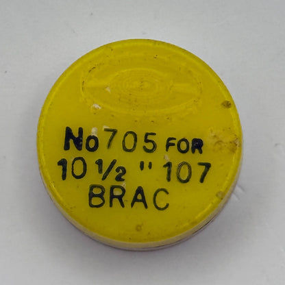 Brac 107 Balance Wheel Complete And Spring 10 1/2’’’ 705 Watch Movement Parts