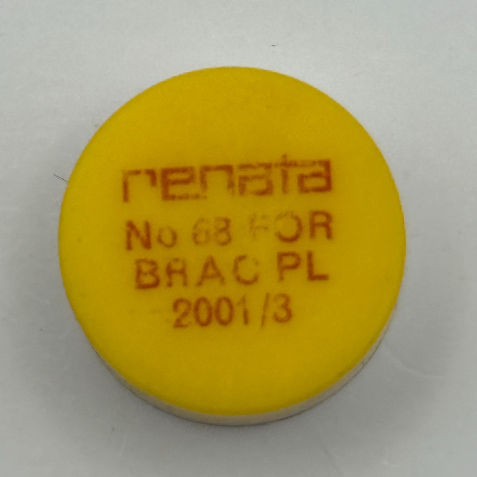 Brac 2001/3 Balance Wheel Complete And Spring  68 Watch Movement Parts NOS