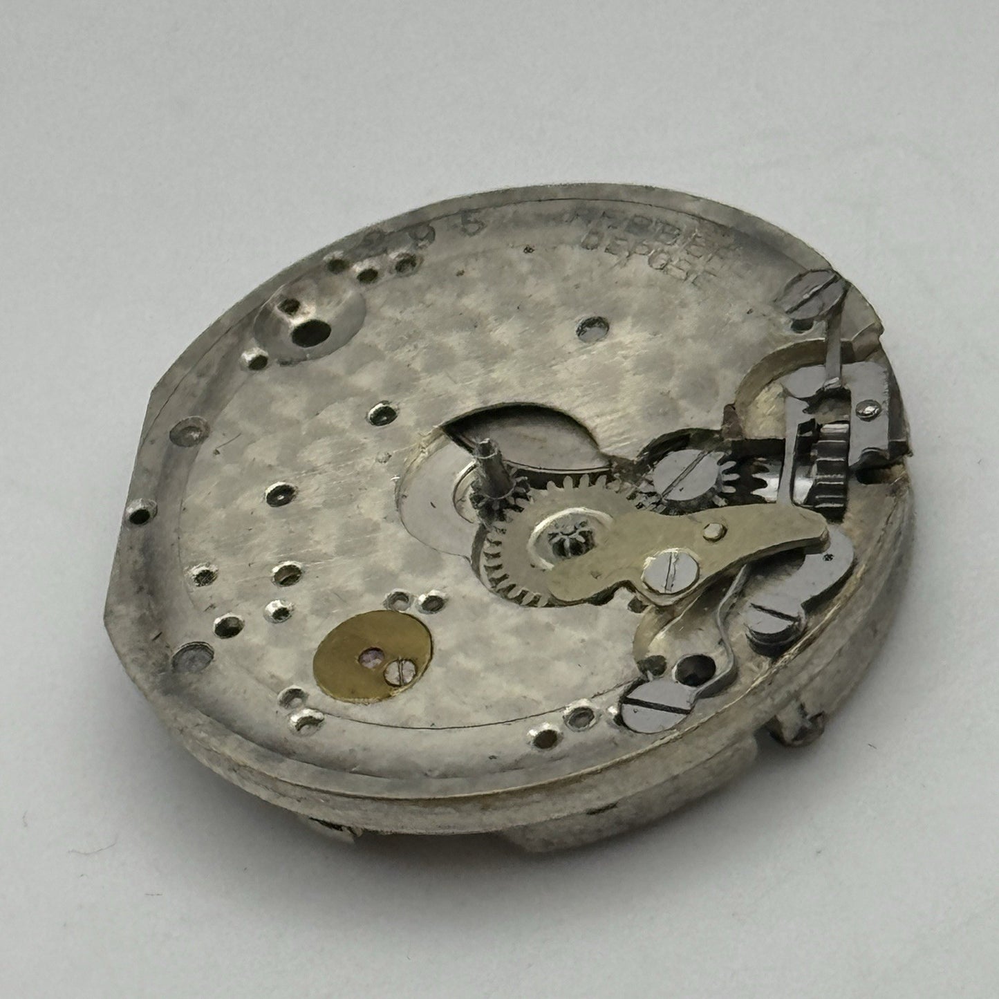 25.7mm Early ROLEX Rebberg Depose 15 Jewels Antique Watch Movement PARTS SPARES