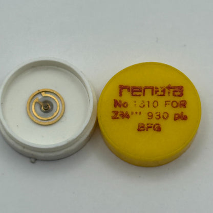 BFG 930 Balance Wheel Complete And Spring 7 3/4''' PL 1310 Watch Movement Parts 