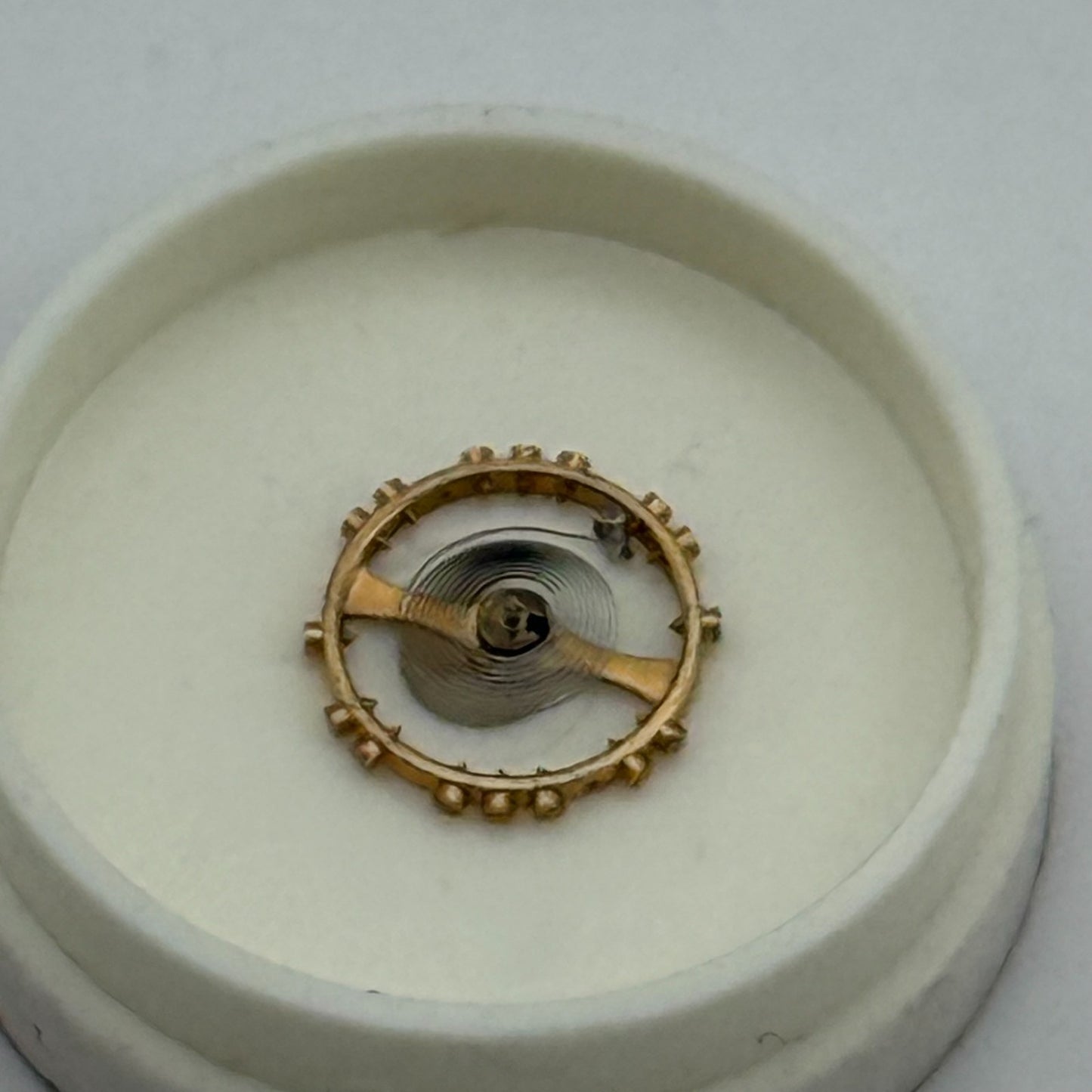 AS 976 1012 Balance Wheel Complete And Spring Inca 532 M Watch Movement Parts