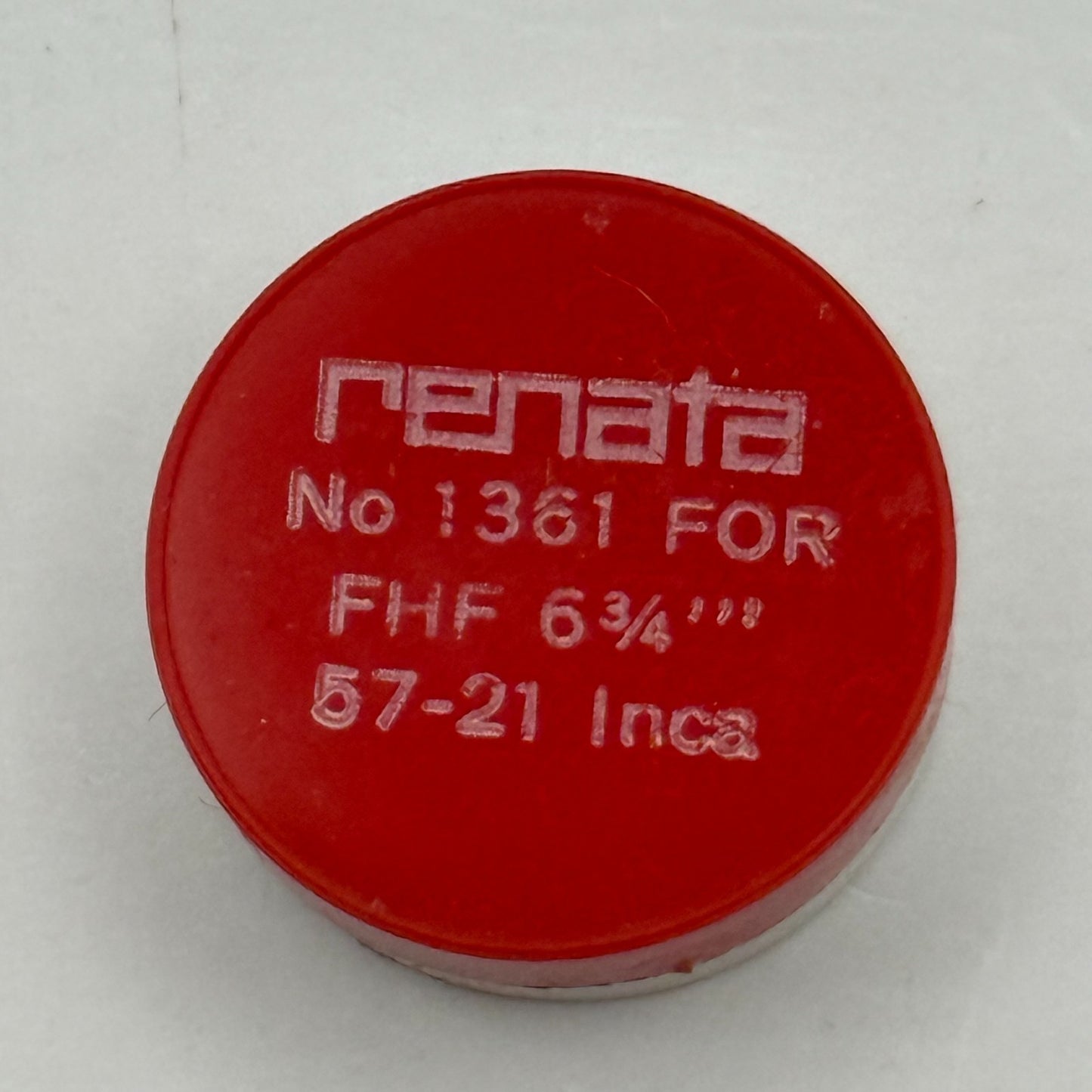 FHF 57-21 Balance Wheel Complete And Spring 6 3/4''' 1361 Watch Movement Parts 