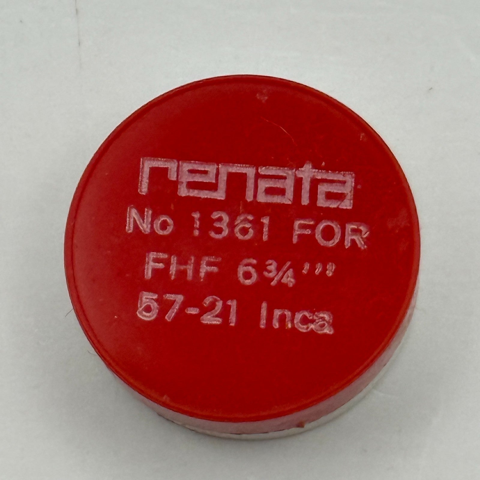 FHF 57-21 Balance Wheel Complete And Spring 6 3/4''' 1361 Watch Movement Parts 