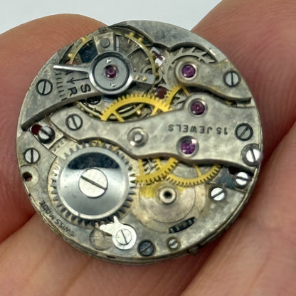21.9mm Vintage Cal 260 Swiss Made Manual Wind Watch Movement PARTS REPAIR