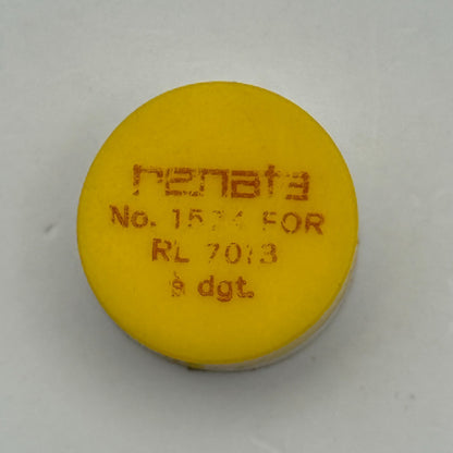 RL 7073 Balance Wheel Complete And Spring  Renata Watch Movement Parts NOS 