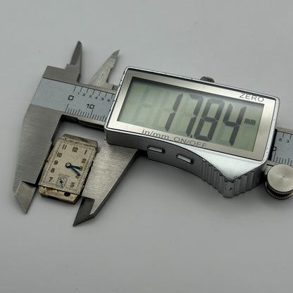 Marvin 610 Tank Tonneau 15 Jewels Watch Movement Manual Wind Parts Repair 17.8mm