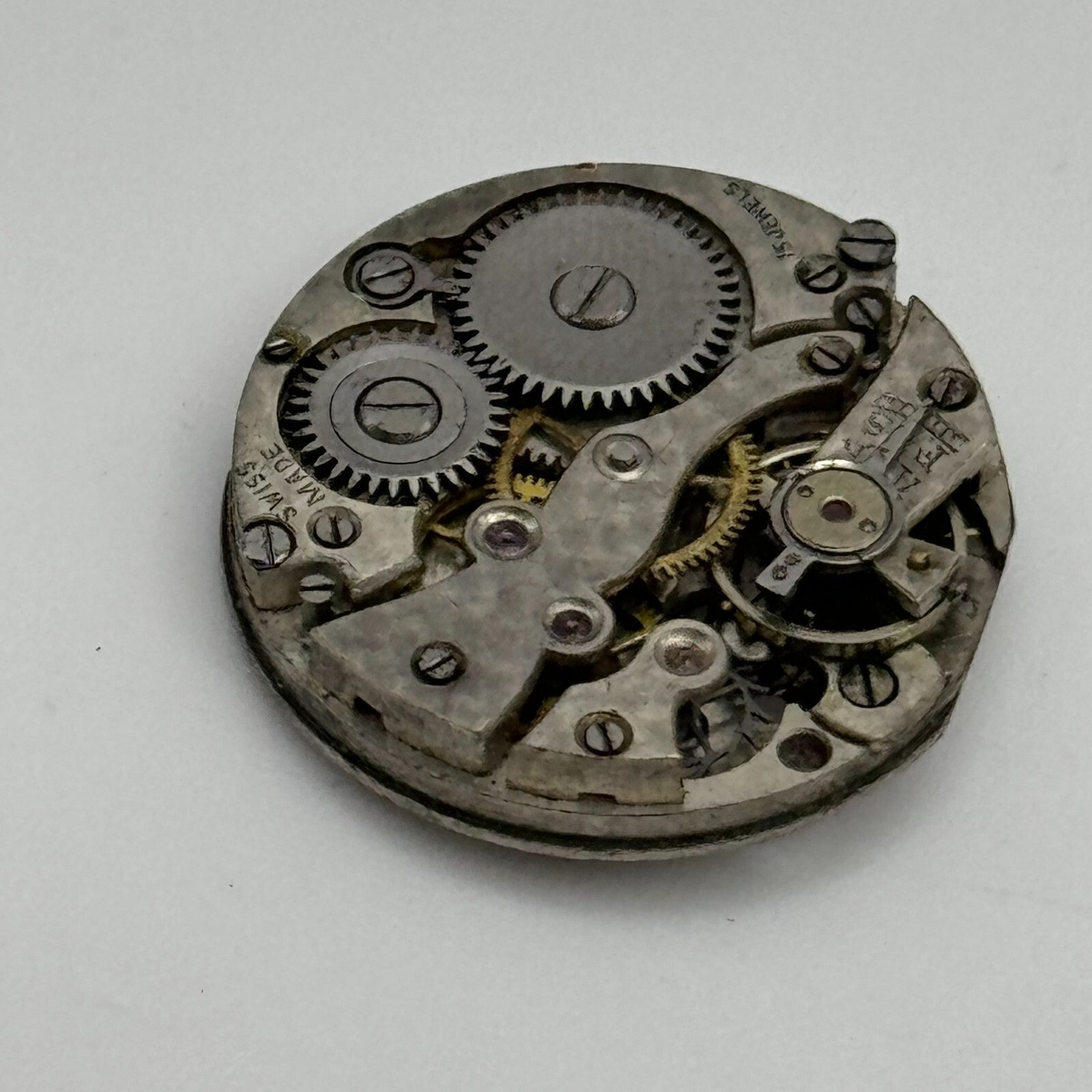 23.8mm Enicar AR Balance Intact Manual Wind 15 Jewels Watch Movement PARTS SPARE