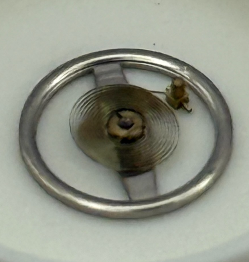 Brac 2051 Balance Wheel Complete And Spring 8½’’’  Watch Movement Parts NOS 