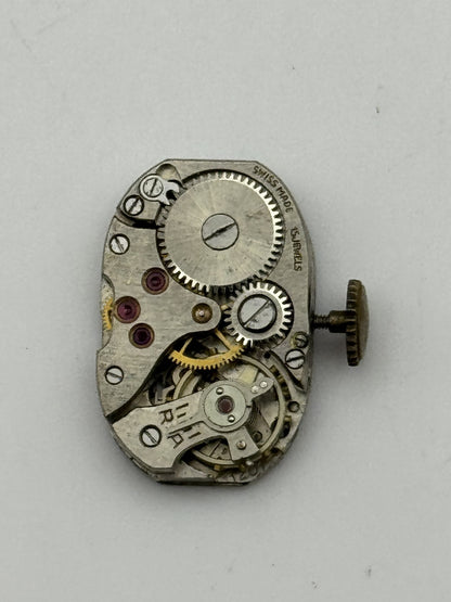 12.5mm Vintage ETA 1201 Manual Wind Swiss Watch Movement PARTS REPAIR