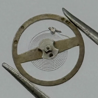 Oris 380 Balance Wheel Complete And Spring 6 3/4-8''' 398 M Watch Movement Parts
